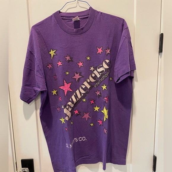 Vintage 1990s Jazzercise International Tee size XL Single Stitch - Picture 1 of 1